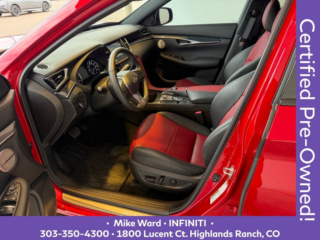 Certified Used 2025 Red INFINITI SPORT image 5