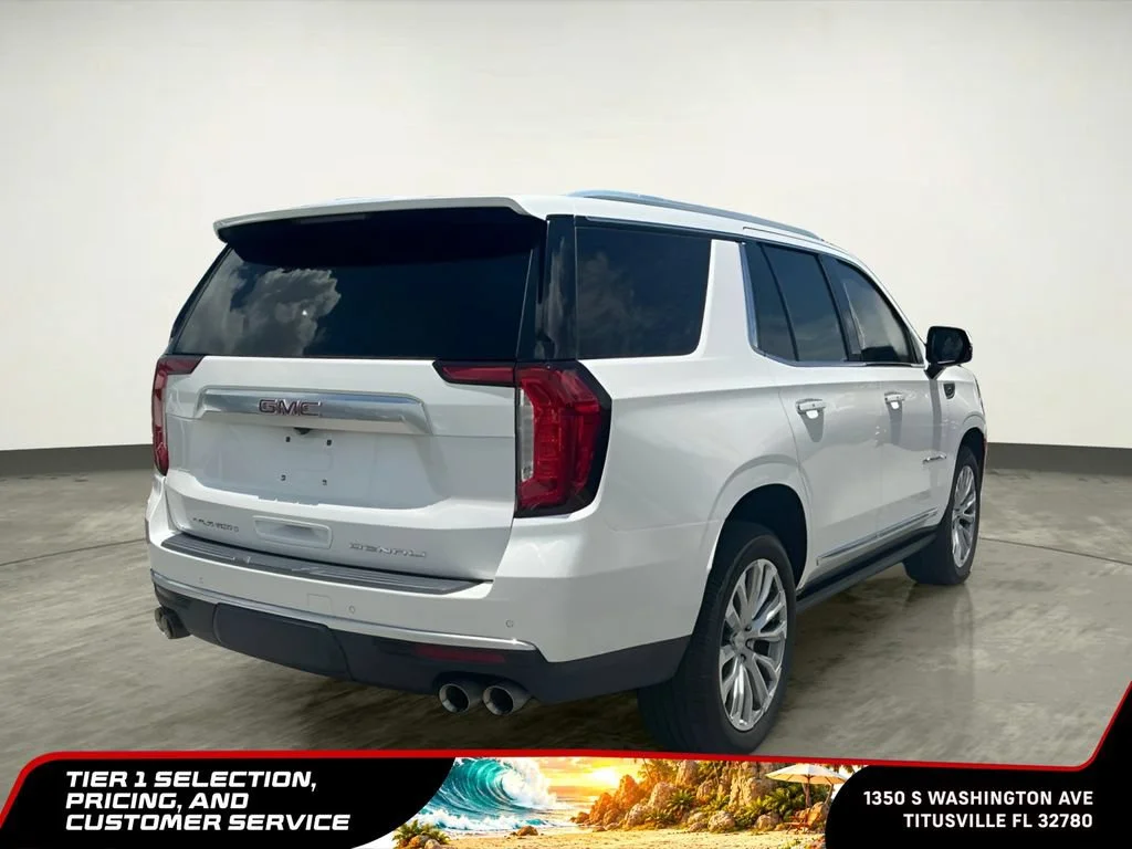 Used 2022 White Frost Tricoat GMC Denali image 10