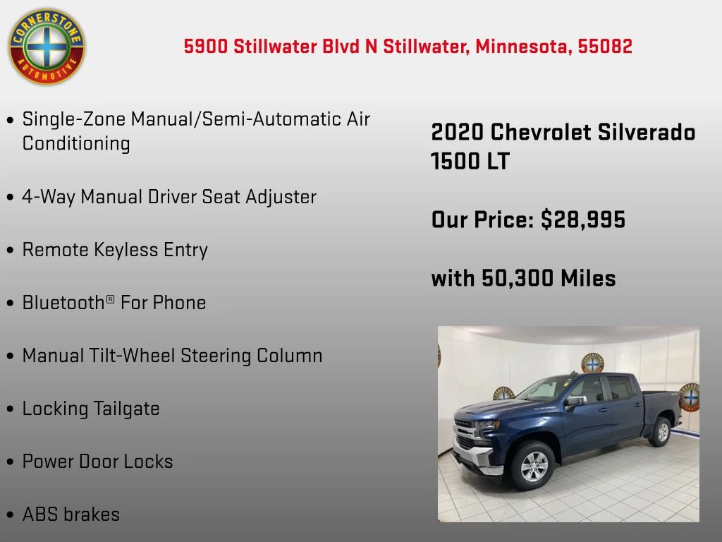 Used 2020 Blue Chevrolet LT image 25