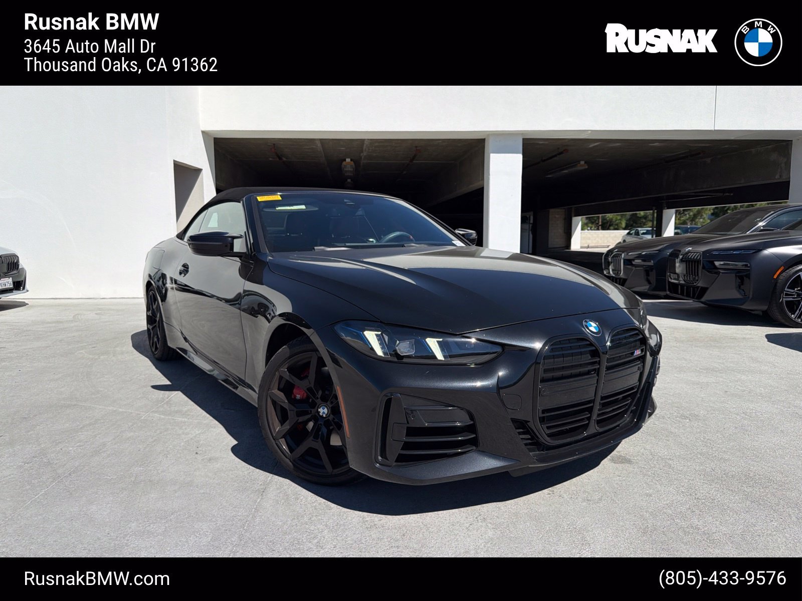 Used 2025 Black Sapphire Metallic BMW M440i image 1