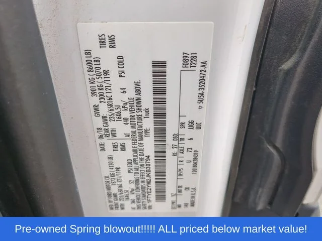 Used 2018 White Ford XL Cargo image 43