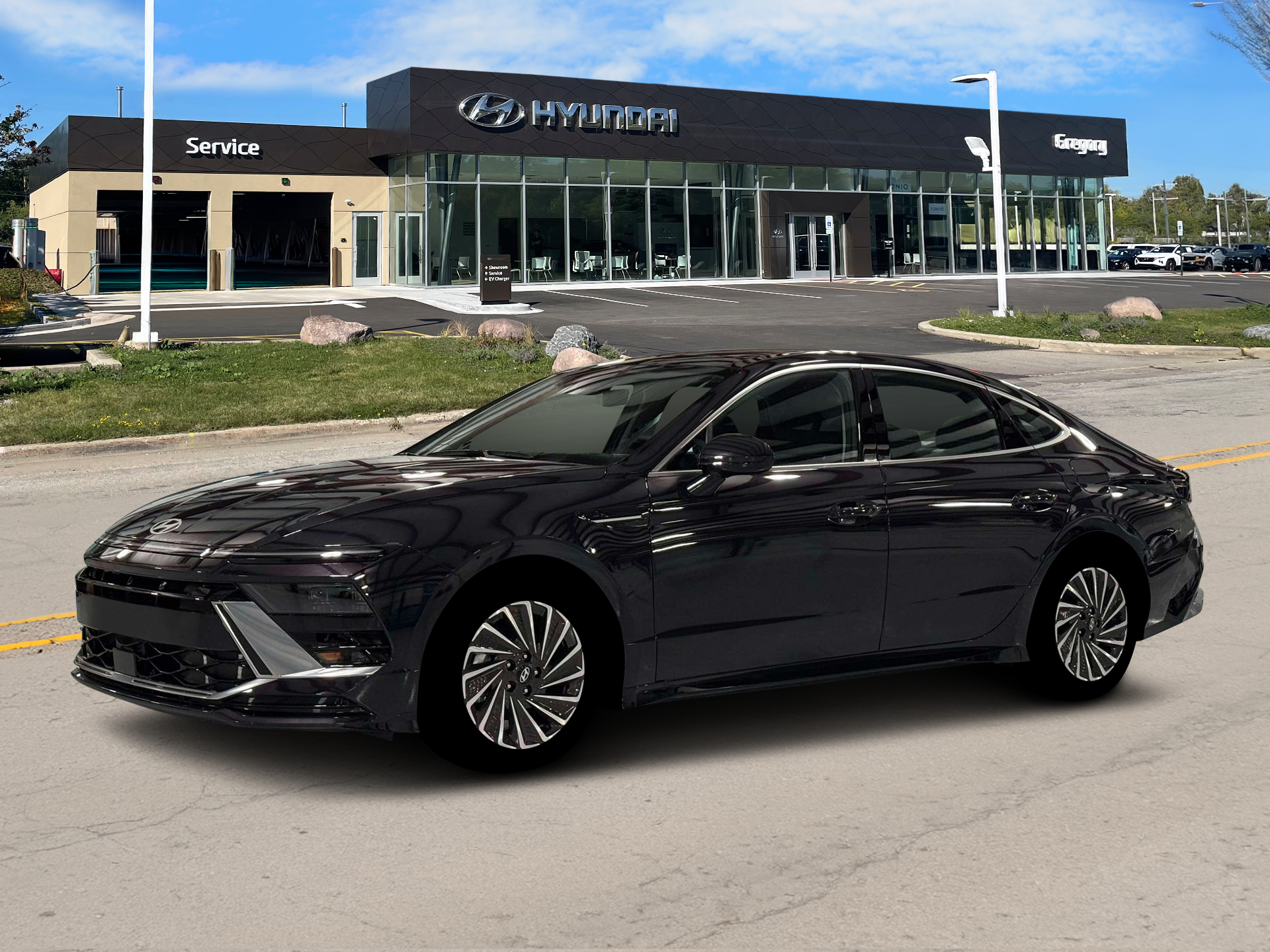 New 2026 Blue Hyundai SEL image 2