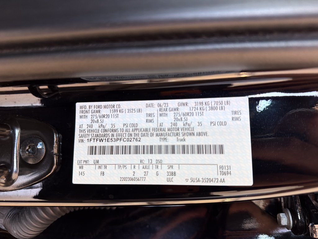 Used 2023 Black Metallic Ford XLT image 13
