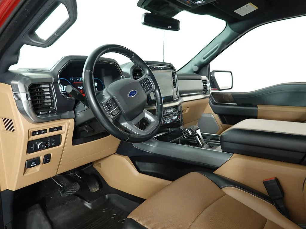Used 2021 Red Ford Lariat image 9