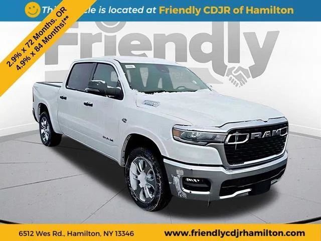 New 2026 Bright White Clear-Coat Exterior Paint RAM BIG HORN image 7