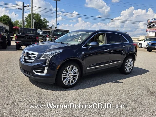 Used 2017 Blue Cadillac Premium Luxury image 3