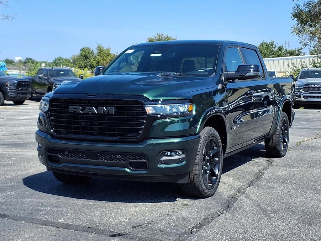 New 2027 Serrano-Green Metallic Exterior Paint RAM Laramie image 2