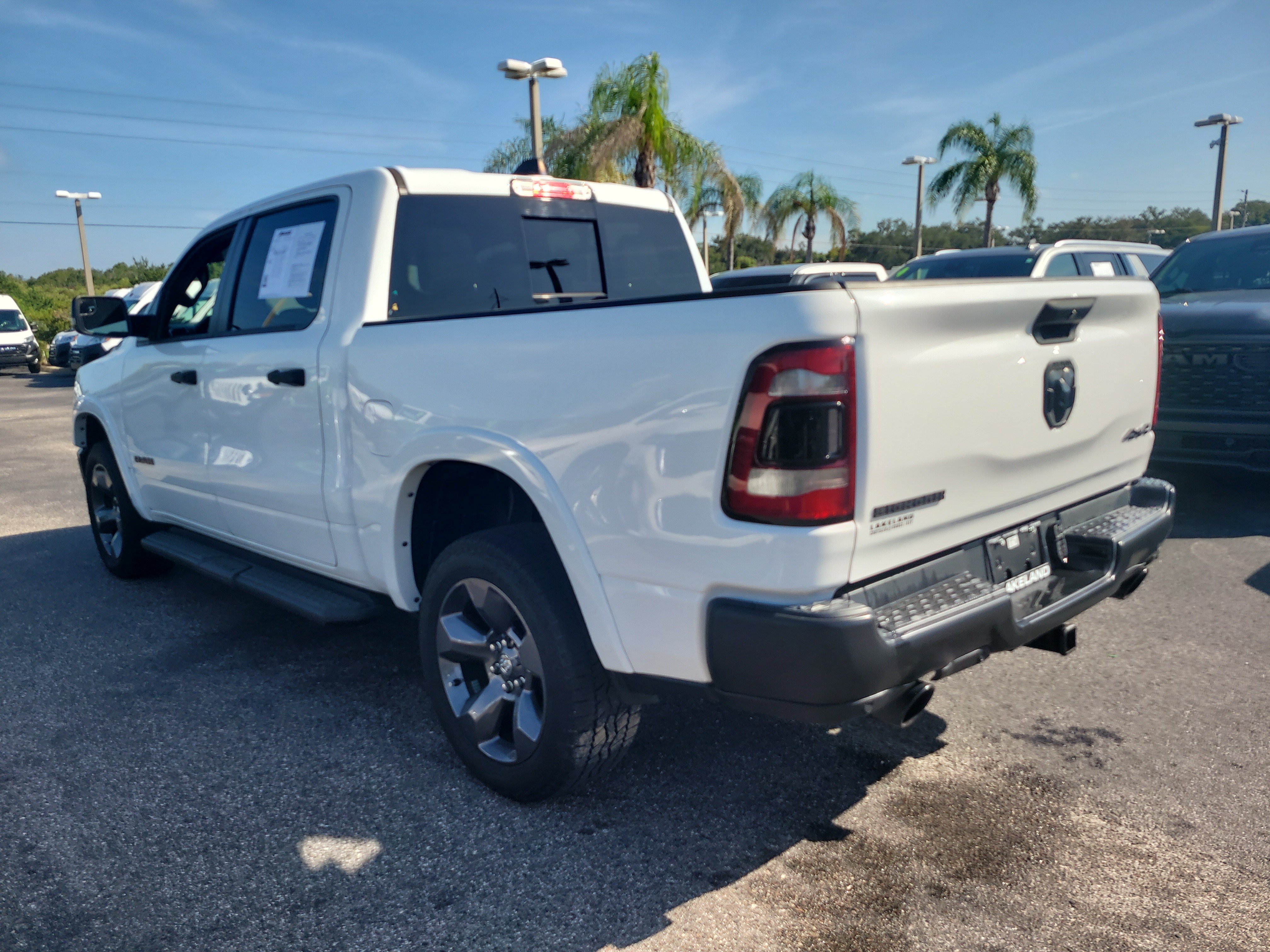 Used 2023 Bright White Clearcoat Ram Big Horn image 6