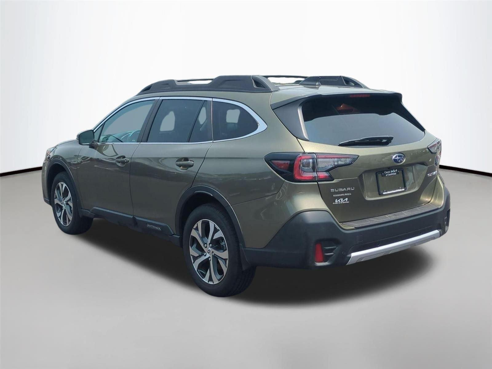 Used 2022 Autumn Green Metallic Subaru Limited image 3
