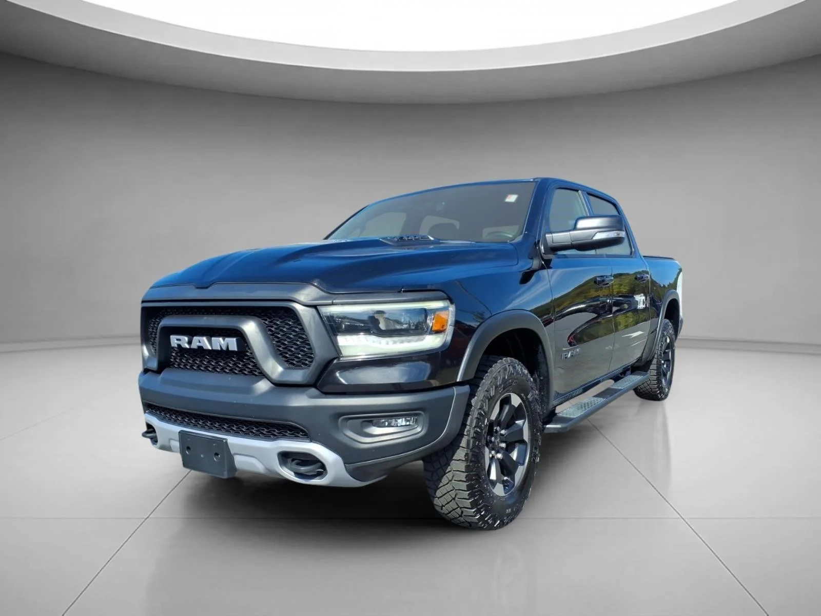 Used 2020 Diamond Black Crystal Pearlcoat Ram Rebel image 1