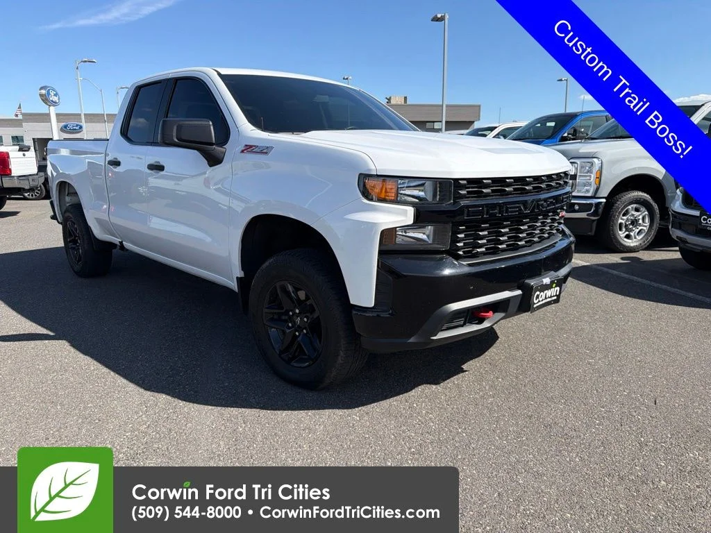 Used 2019 White Chevrolet Custom Trail Boss image 1