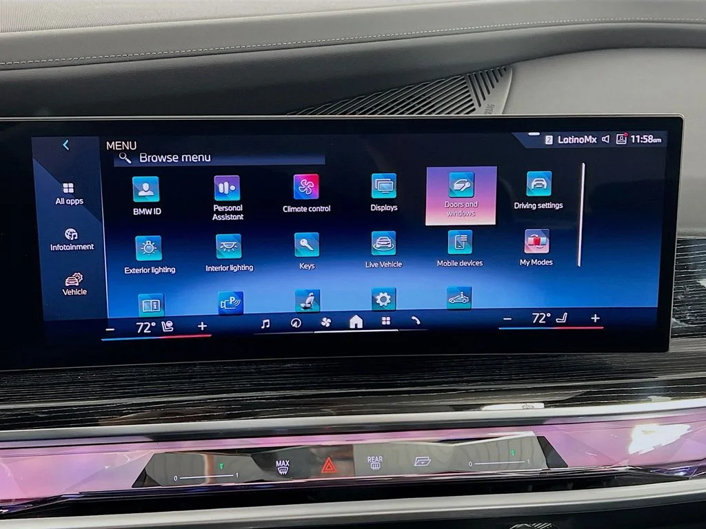 Used 2025 Carbon Black Metallic BMW 740i xDrive image 15