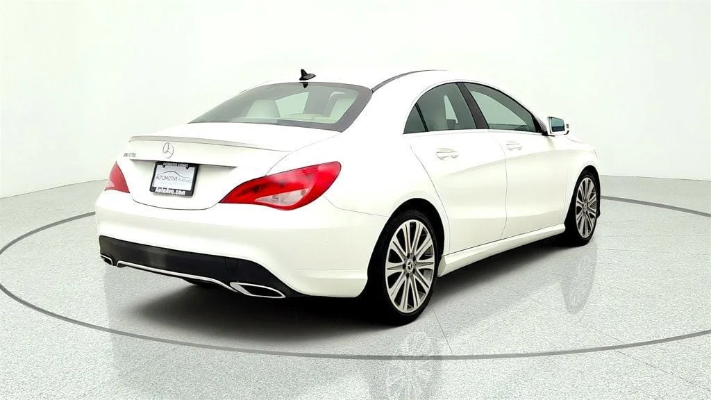 Used 2018 Polar White Mercedes-Benz CLA 250 Coupe w/ Blind Spot Assist, KEYLESS GO & 18
