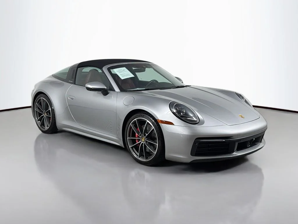 Used 2023 Silver Porsche Targa 4S image 3