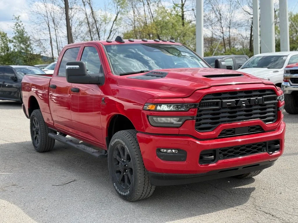 New 2026 Flame Red Clear-Coat Exterior Paint RAM Tradesman image 4