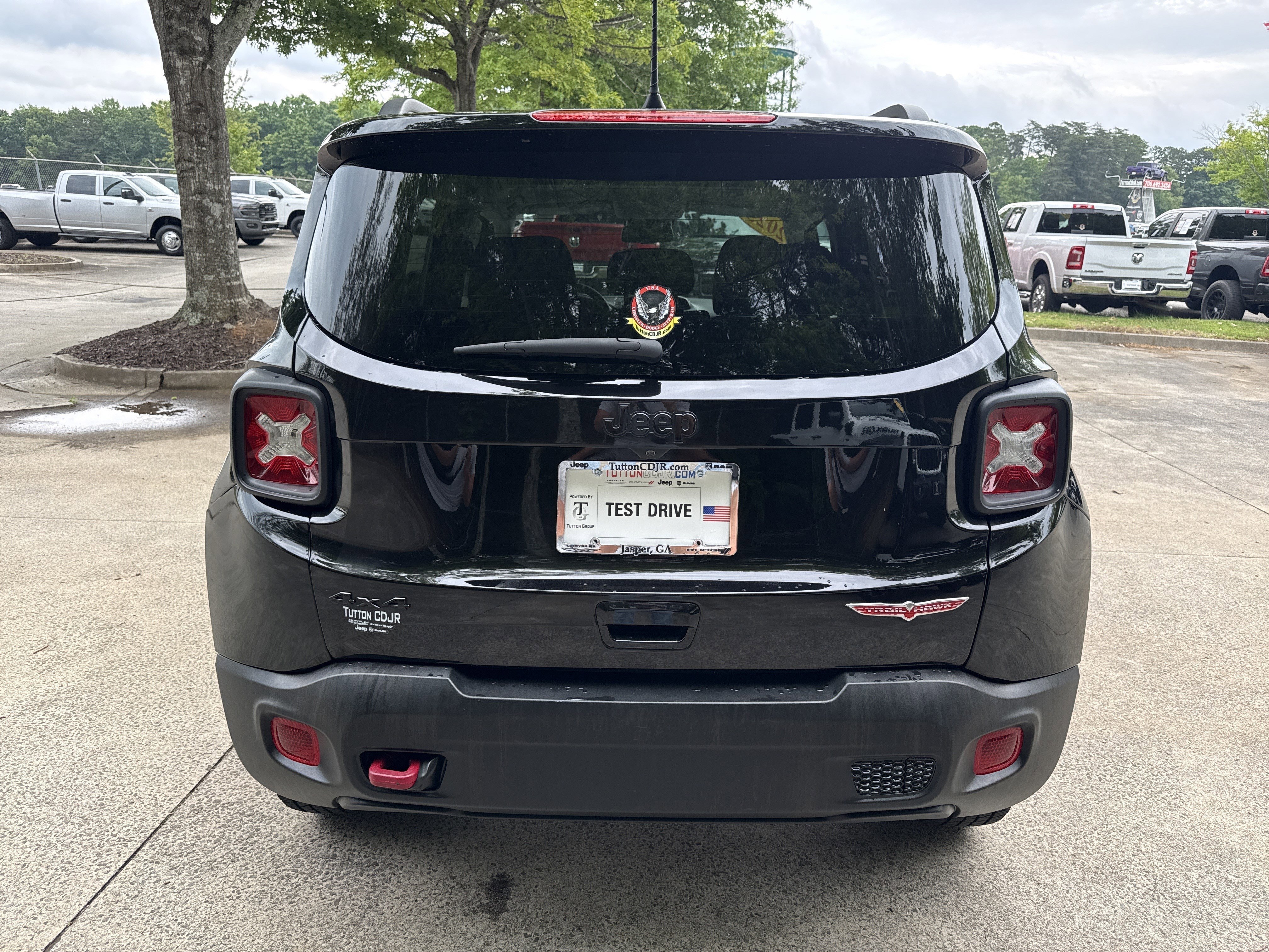 Used 2023 Black Clearcoat Jeep Trailhawk image 6