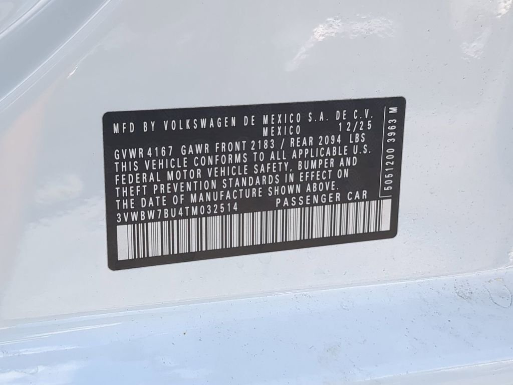 New 2026 White Volkswagen 1.5T Sport image 31