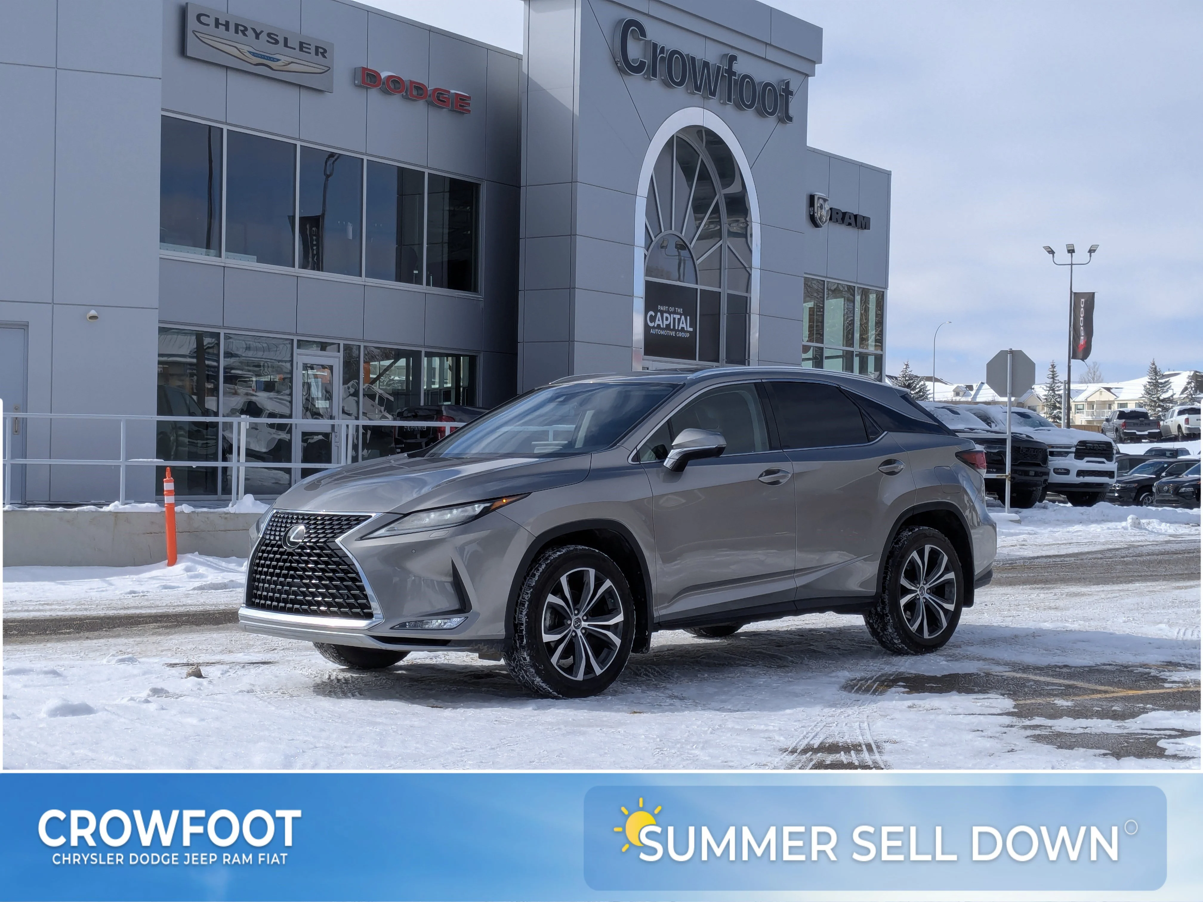 Used 2020 Silver Lexus RX 350 - 8 Touchscreen - Leather - Sunroof - image 1