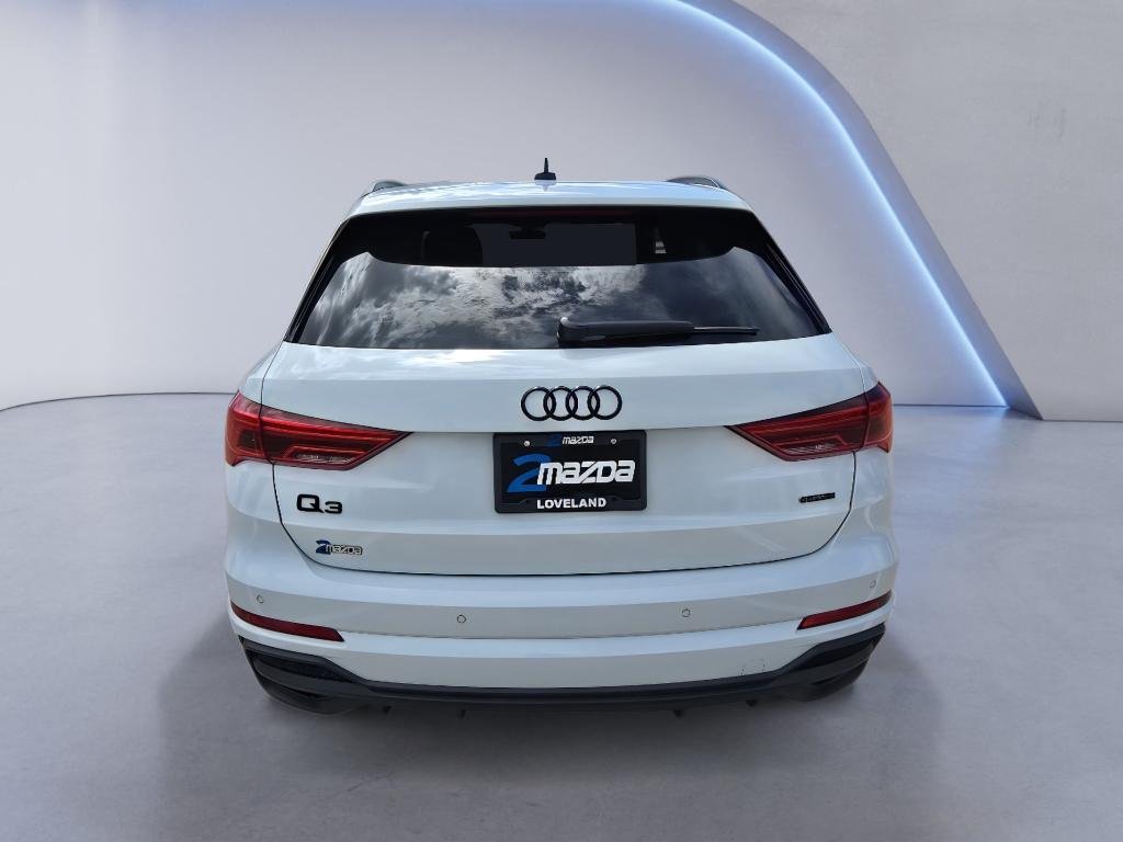 Used 2022 Glacier White Metallic Audi S line Premium Plus image 4