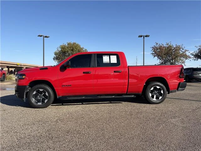 Used 2025 Flame Red Clearcoat RAM Tradesman 4x4 Crew Cab 153.5 in. WB image 4