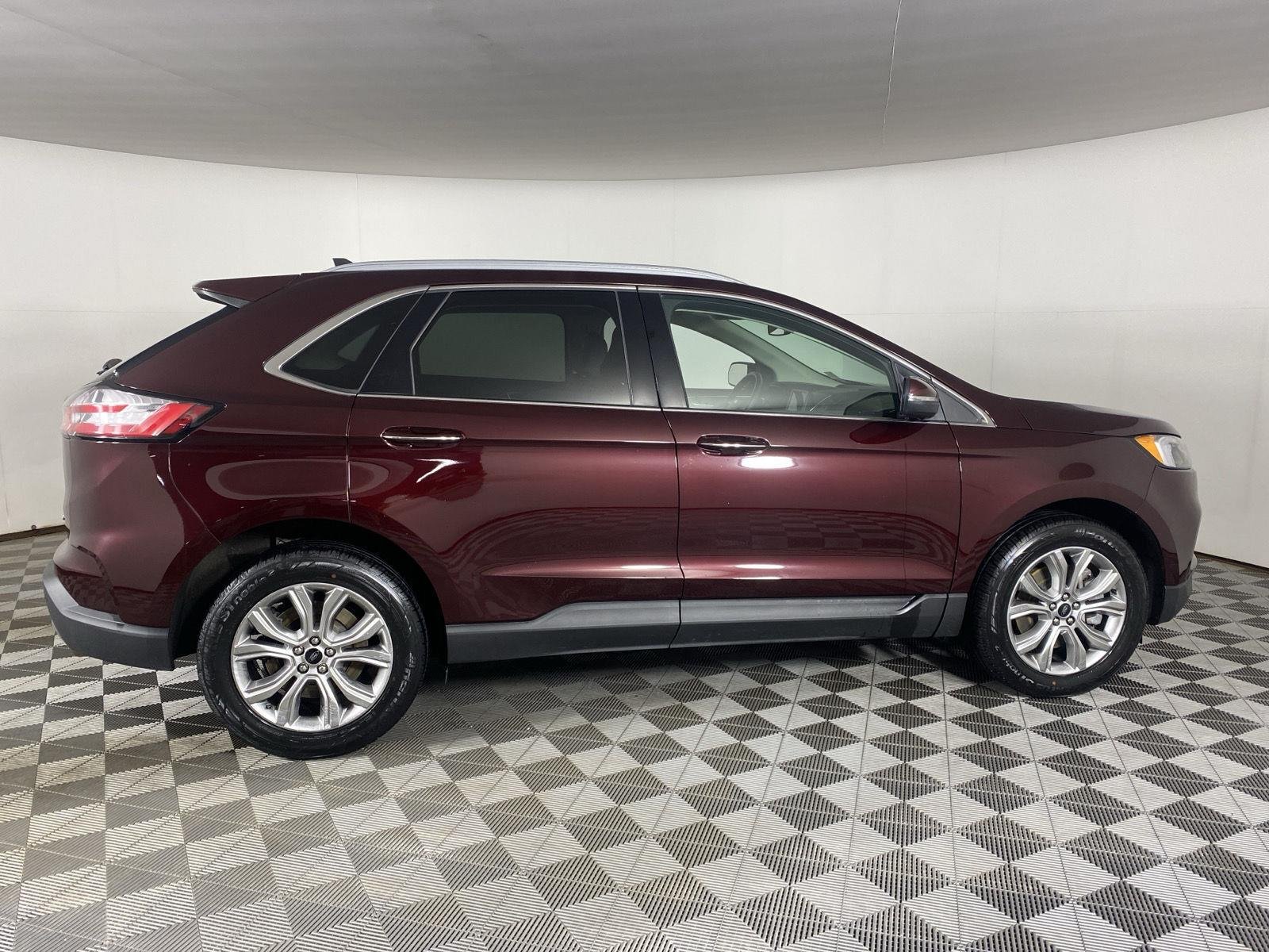 Used 2024 Burgundy Velvet Metallic Tinted Clearcoat Ford Titanium image 11