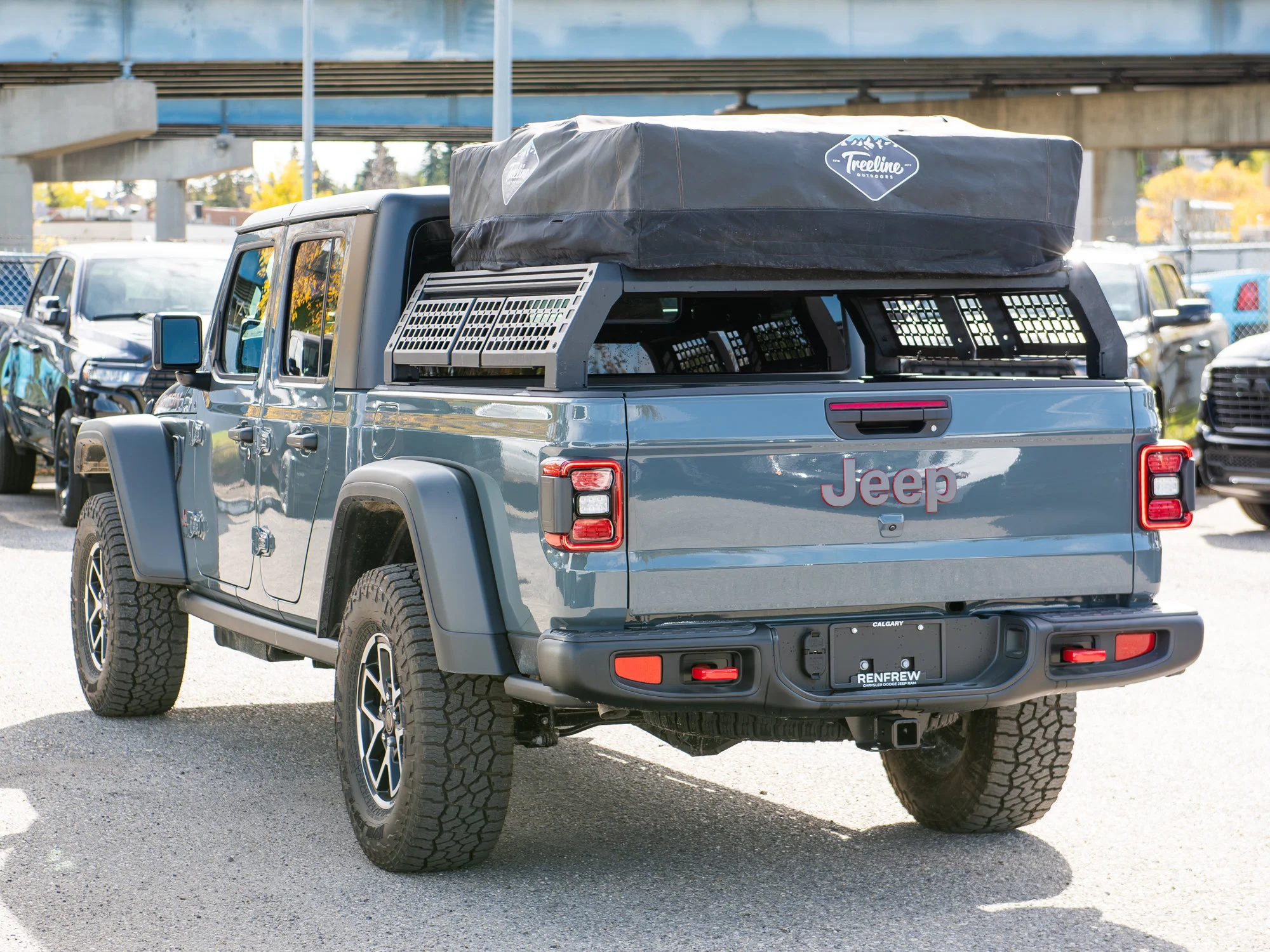 New 2026 Dark blue Jeep Rubicon* 4x4, Nappa Leather, Roof Top Tent, Bed-Rack image 4