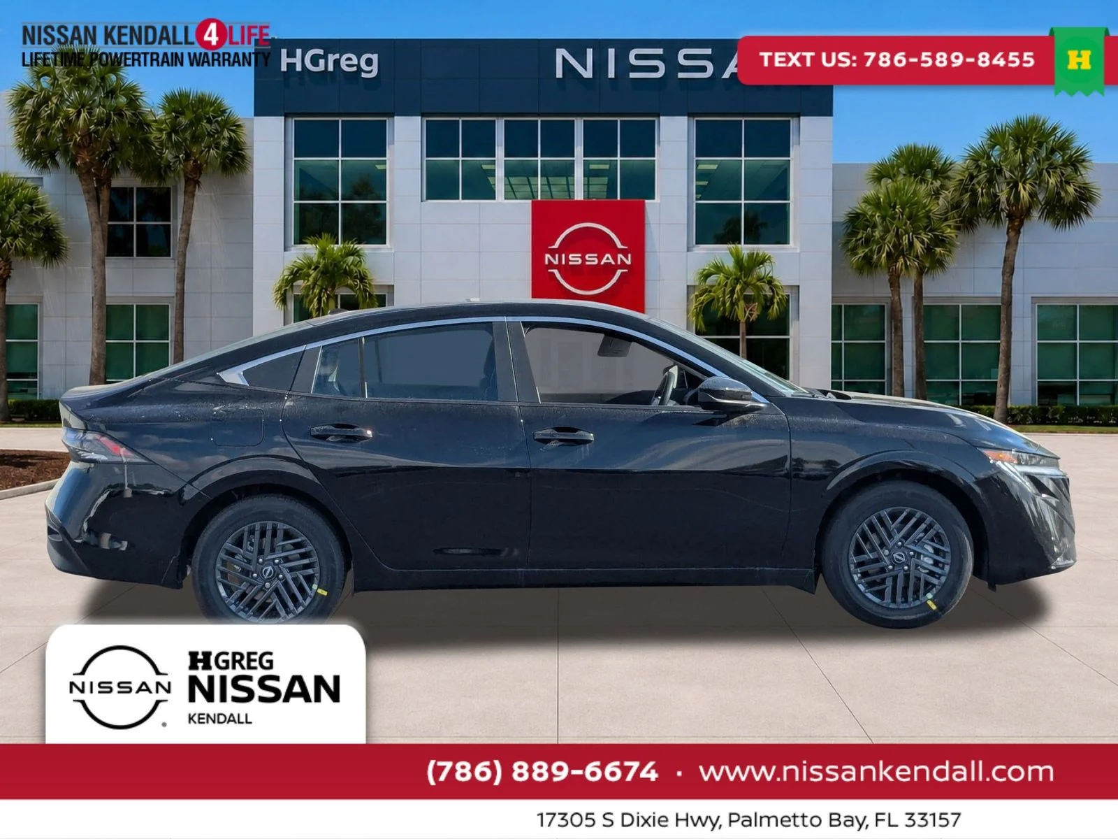 New 2026 Super Black Nissan SV image 6