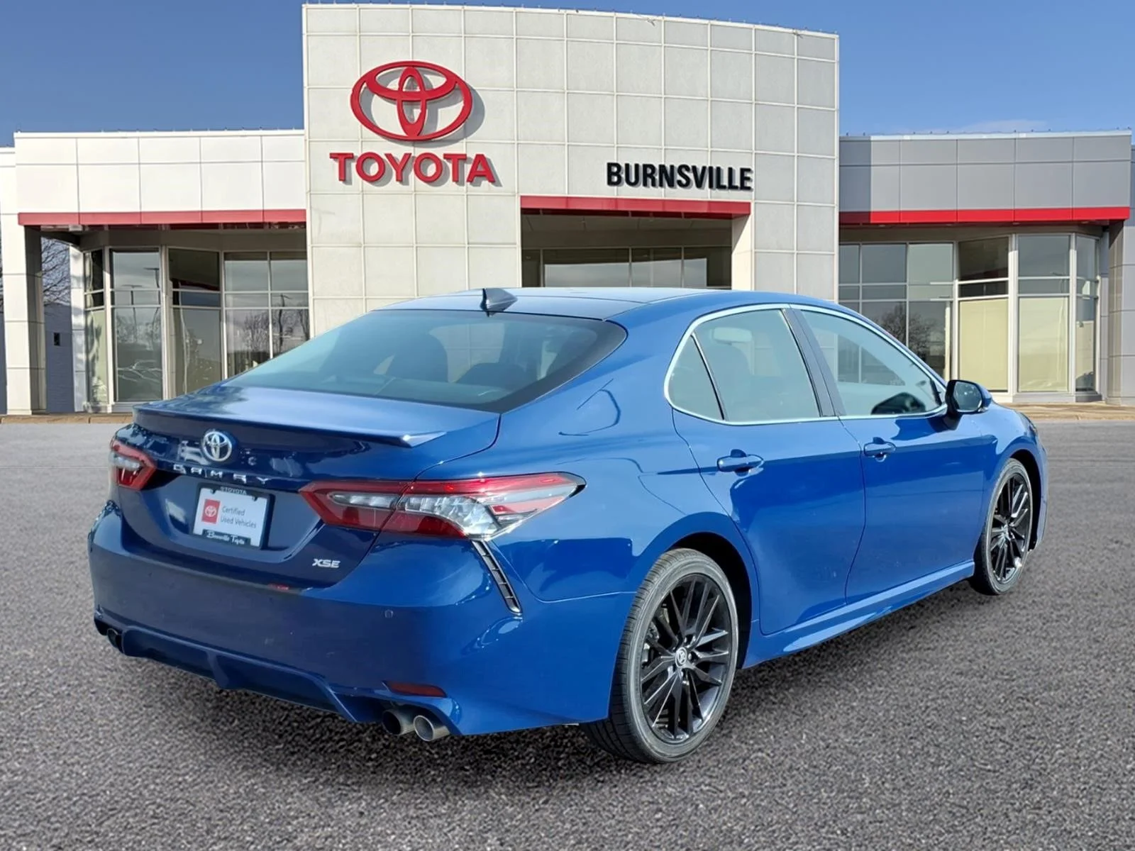 Used 2024 Blue Toyota XSE V6 image 3
