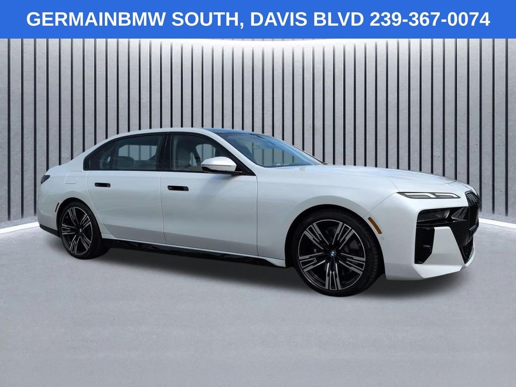 Certified Used 2025 White Metallic BMW 760i xDrive image 3