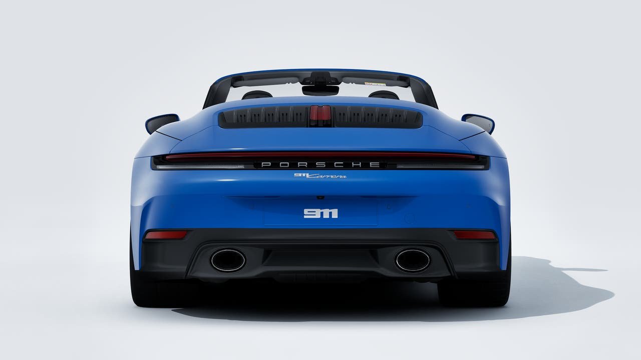 Used 2025 Lugano Blue Porsche Carrera Cabriolet image 7