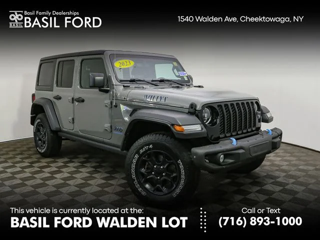 Used 2023 Gray Jeep Willys 4xe image 1