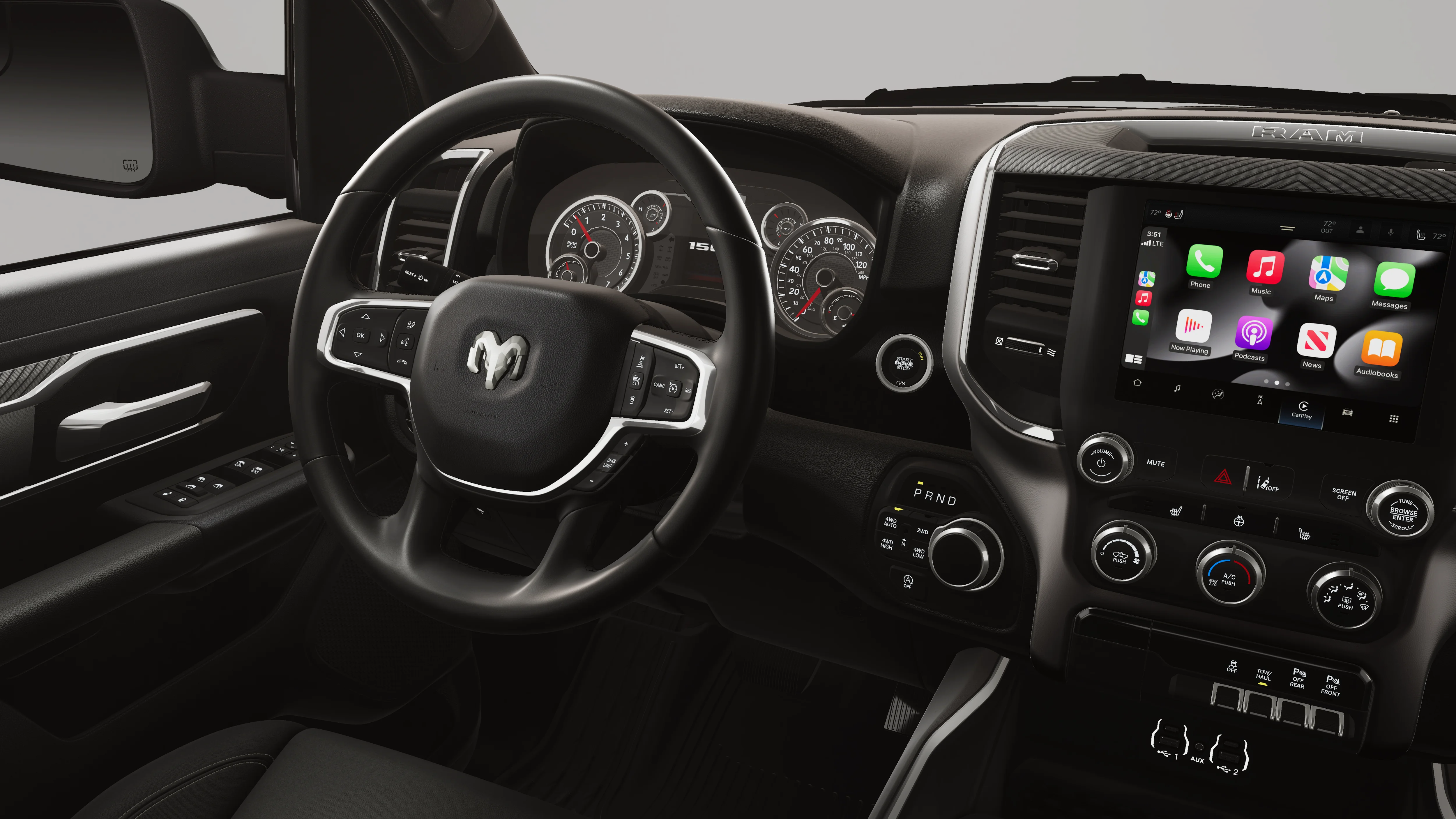 New 2026 Bright White Clearcoat RAM BIG HORN image 9