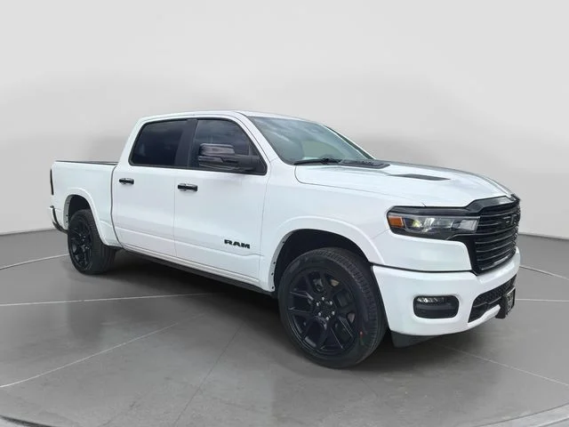 New 2026 Bright White Clear-Coat Exterior Paint RAM Laramie image 1