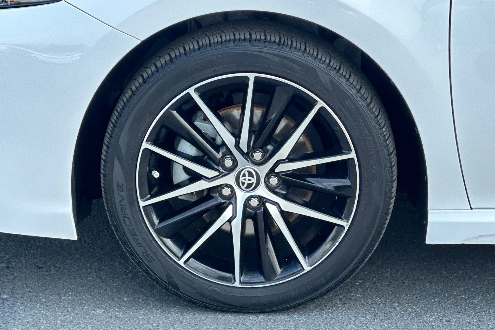 Certified Used 2021 Super White Toyota SE image 23