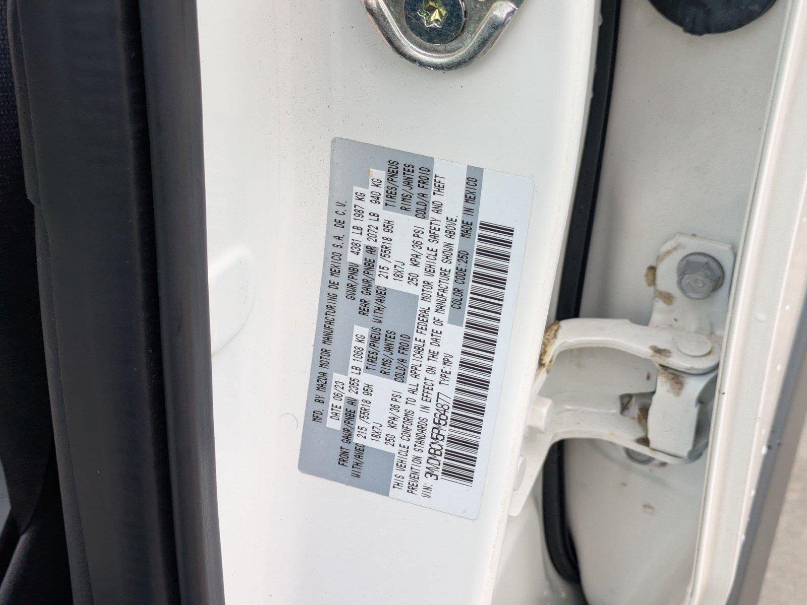 Used 2023 Snowflake White Pearl Mica Mazda 2.5 S Preferred Package image 10