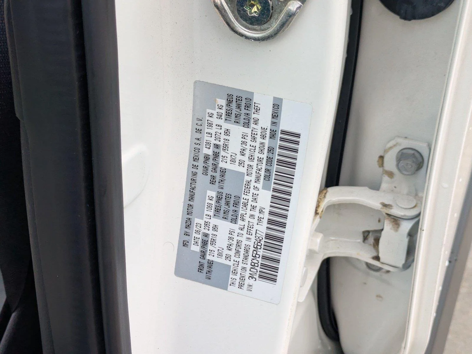 Used 2023 Snowflake White Pearl Mica Mazda 2.5 S Preferred Package image 10