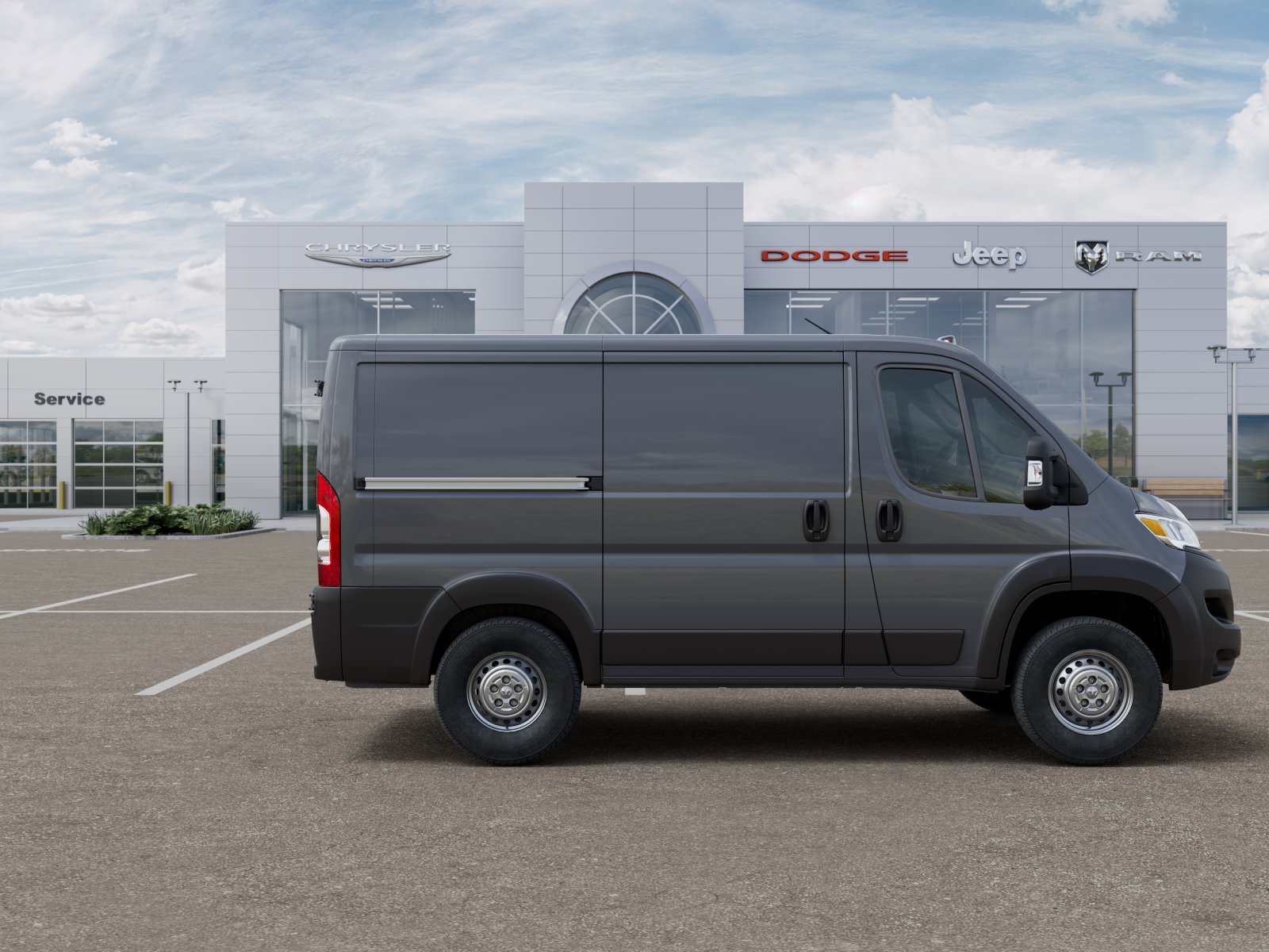 New 2026 Ceramic Gray Clear-Coat Exterior Paint RAM Tradesman image 39