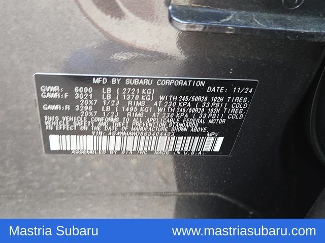 Used 2025 Gray Subaru Onyx Edition Touring image 39