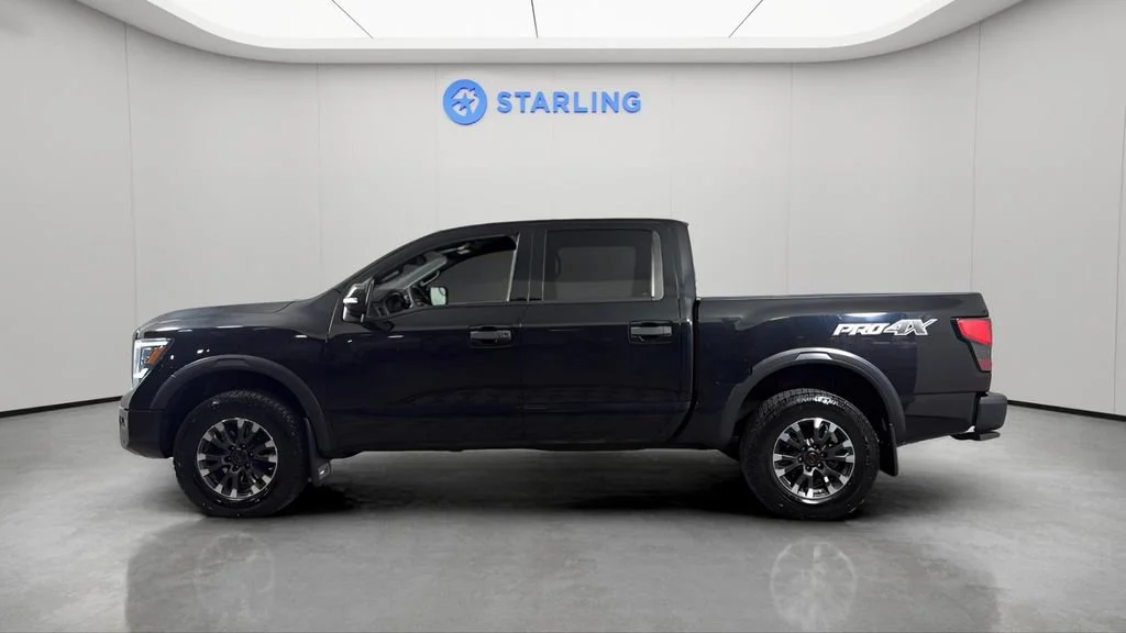 Used 2021 Black Nissan Crew Cab PRO-4X 4x4 image 3