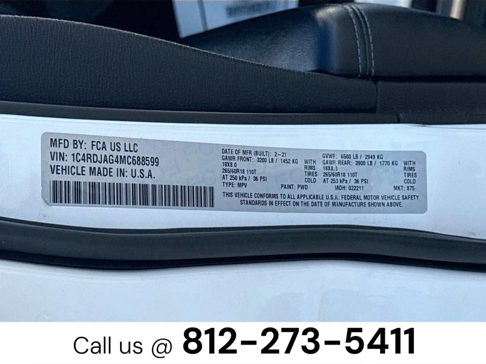 Used 2021 White Dodge SXT Plus image 32