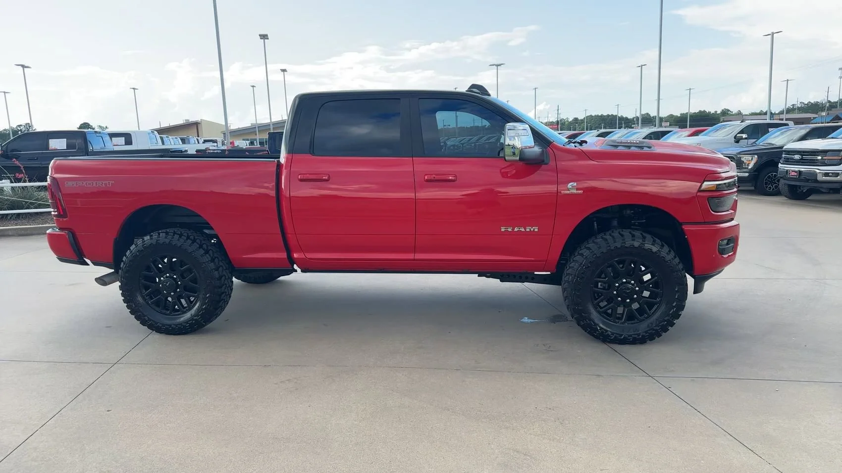 New 2026 Flame Red Clearcoat Ram Laramie image 9