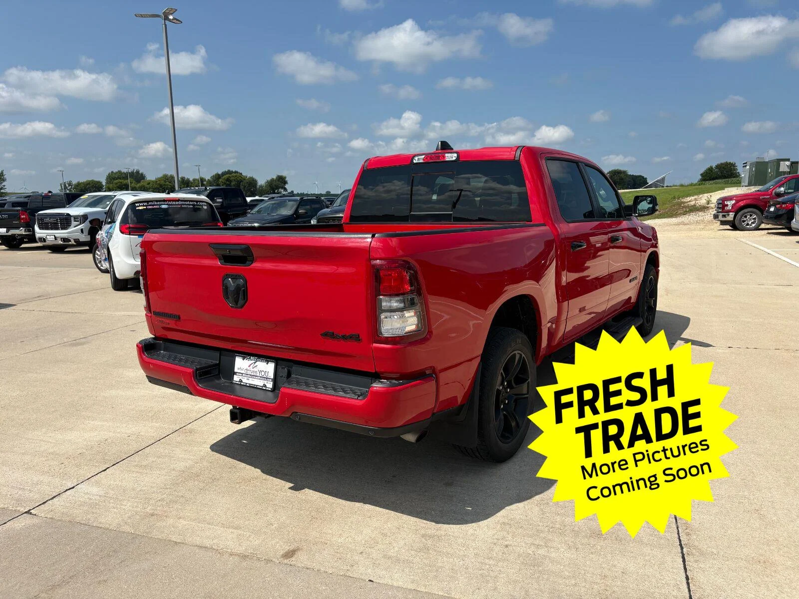 Used 2023 Flame Red Clearcoat Ram Big Horn image 5