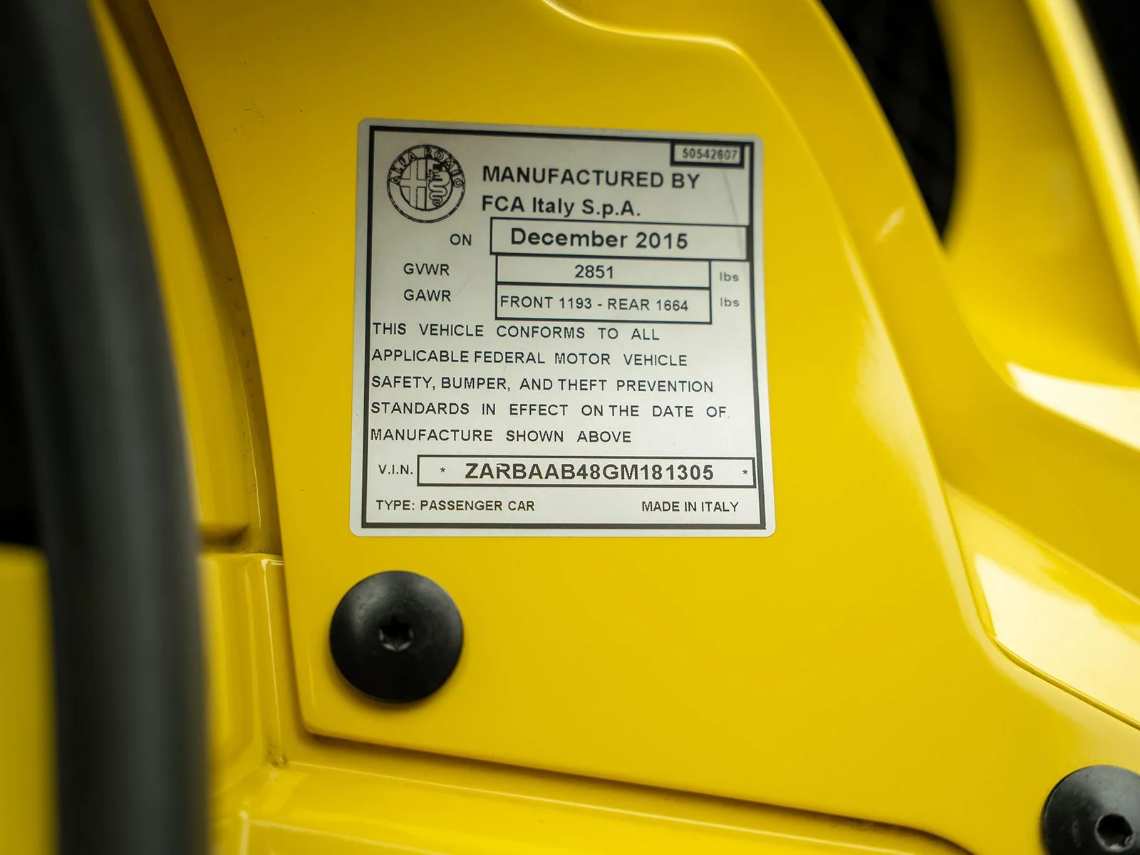 Used 2016 Yellow Alfa Romeo Base image 58