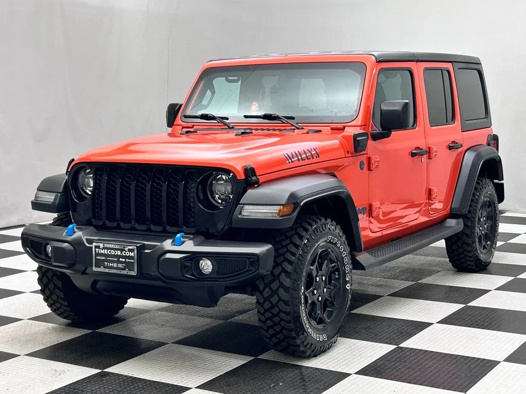 Used 2023 Orange Jeep Willys 4xe image 4