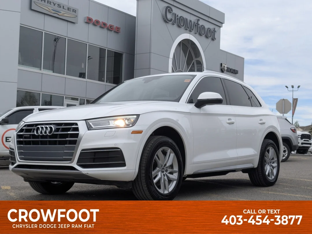 Certified Used 2020 White Audi Komfort - - AWD - Leather - LOW KMS & More! image 1