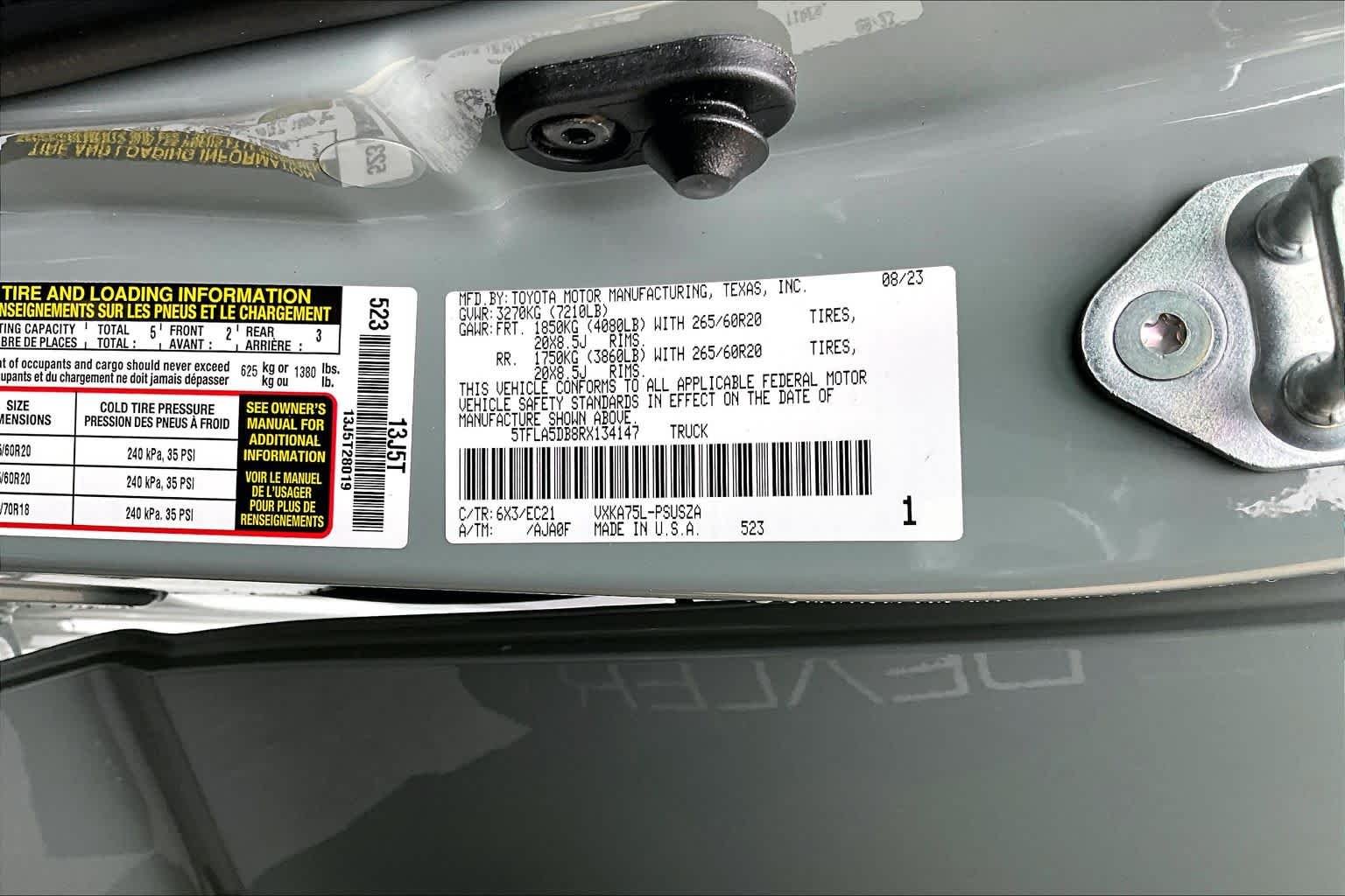 Used 2024 Lunar Rock Toyota SR5 image 33