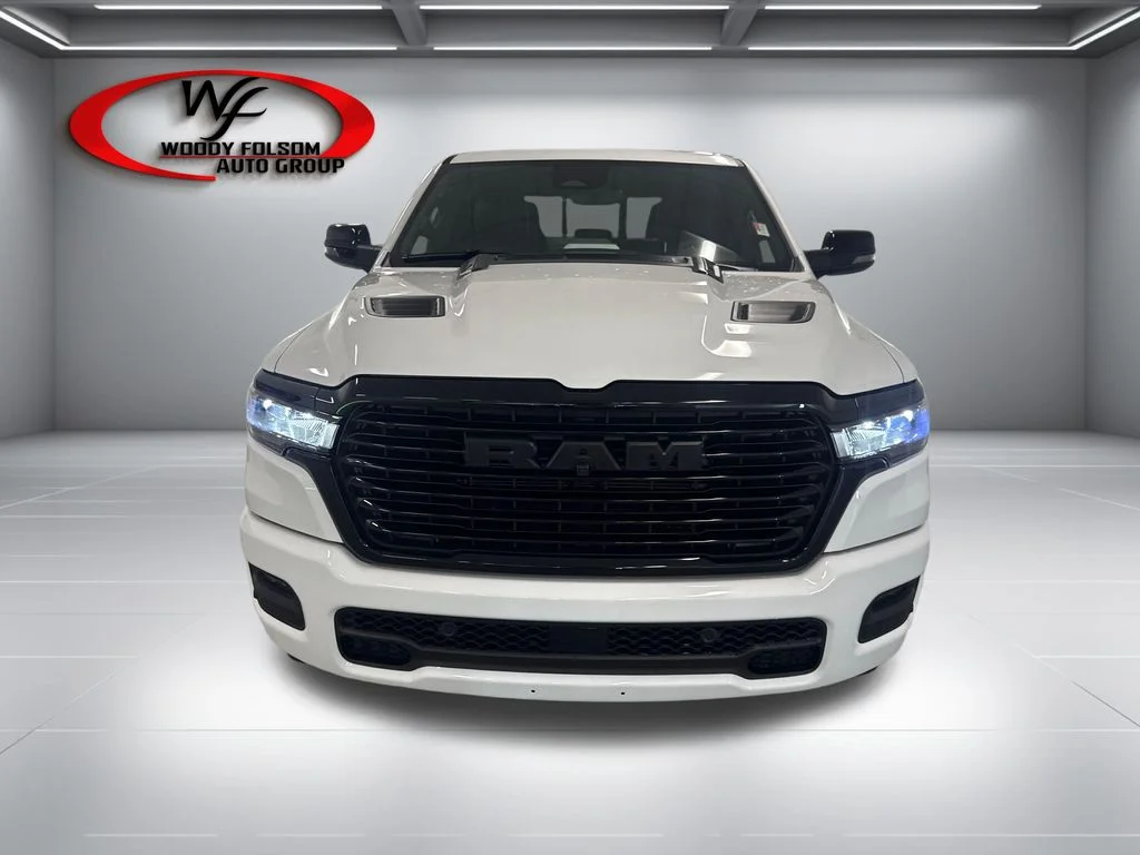 New 2026 Bright White Clear-Coat Exterior Paint RAM Laramie image 2