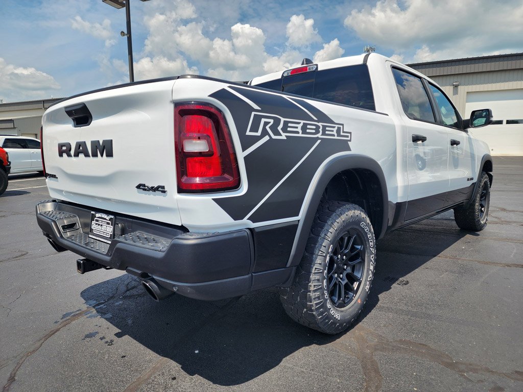 Used 2025 Bright White Clearcoat Ram Rebel image 5