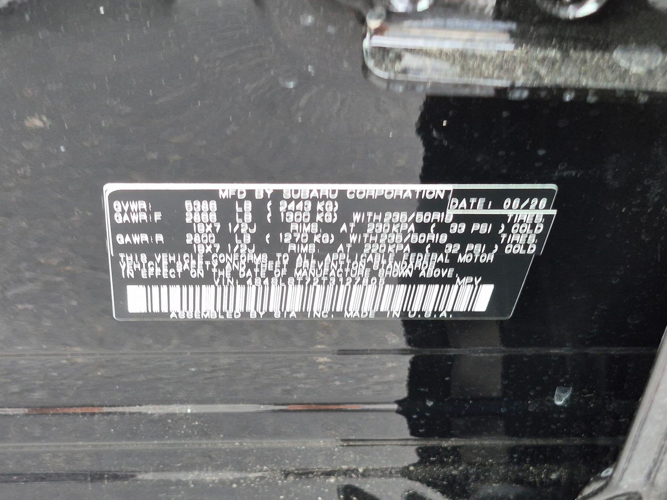 New 2026 CRYSTAL BLACK SILICA Subaru Touring Hybrid image 17