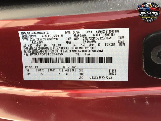 New 2026 Ruby Red Metallic Tinted Clearcoat Ford F-450® XLT image 29